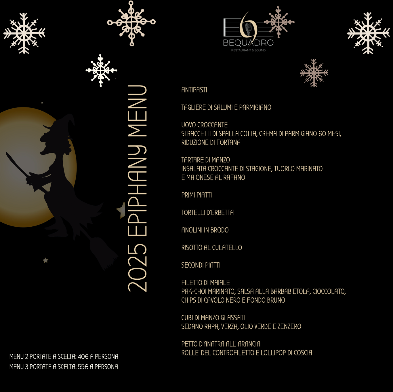 Menu Vigilia di Natale