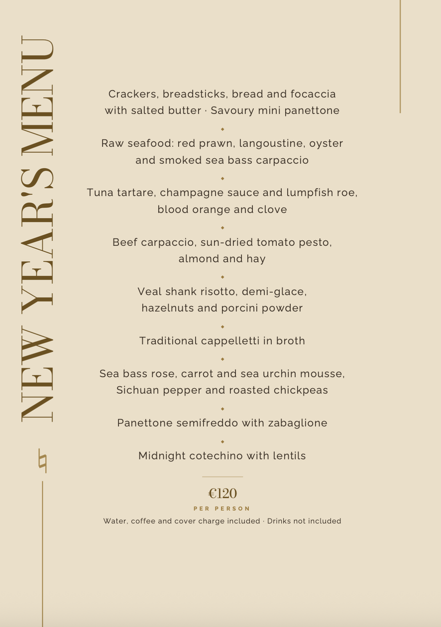 Menu Vigilia di Natale
